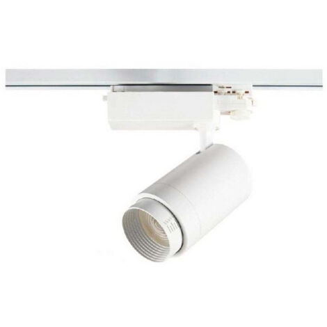 Foco Carril Led 4 Vías Trifásico 30w 6000k  Ángulo Ajustable, 3 Encendidos