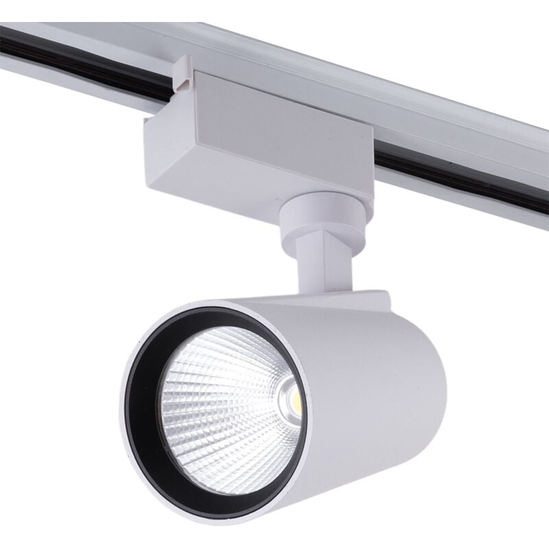 

Greenice - Foco Carril LED Monofásico 15W 36º 1350Lm 30,000H Blanco [HO-FC-15W-W-CW] | Blanco Natural (HO-FC-15W-W-CW)
