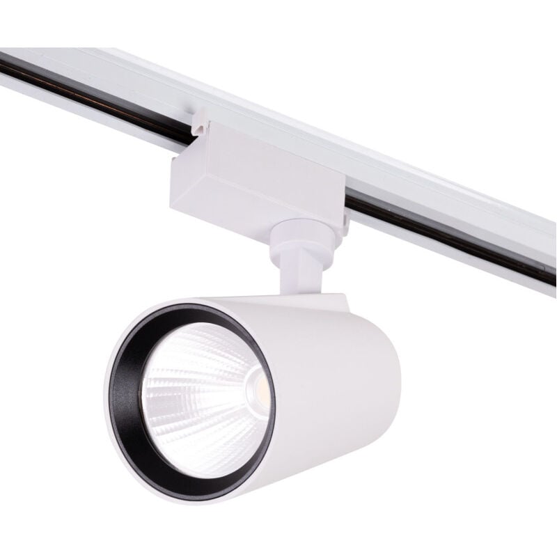 

Greenice - Foco de Carril LED 30W 2.700Lm 6000ºK Monofásico 30.000H [HO-FC-30W-W-CW] | Blanco Natural (HO-FC-30W-W-CW)