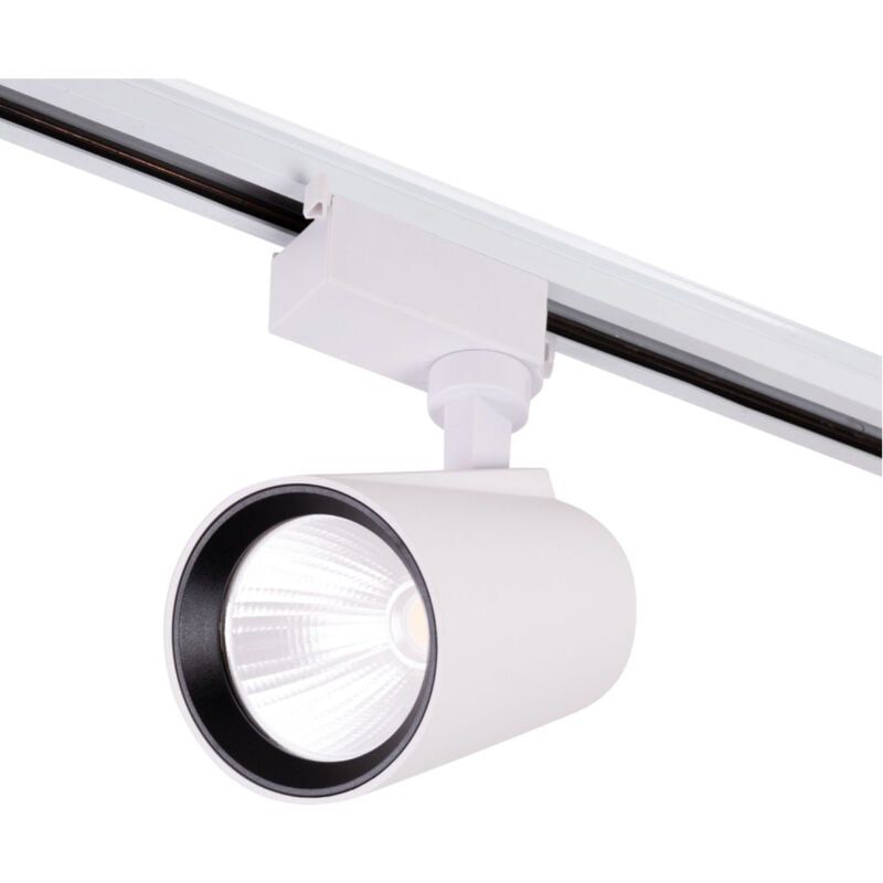 

Greenice - Foco de Carril LED 30W 2.700Lm 6000ºK Monofásico 30.000H [HO-FC-30W-W-CW] | Blanco Frío (HO-FC-30W-W-CW)