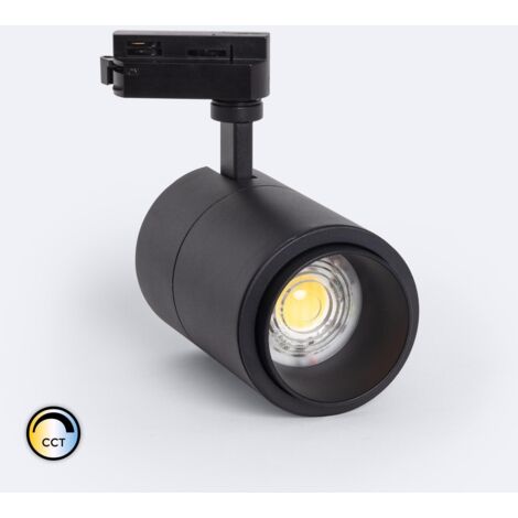 Foco Carril LED Monofásico 30W Regulable CCT Seleccionable Pulyx Multiángulo 15-60º Blanco