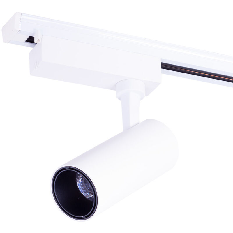 

Greenice - Foco de Carril LED 20W 2000Lm 4200ºK Lumiastra Monofásico 30.000H [LUM-ATB060012-W-W] | Blanco Cálido (LUM-ATB060012-W-W)
