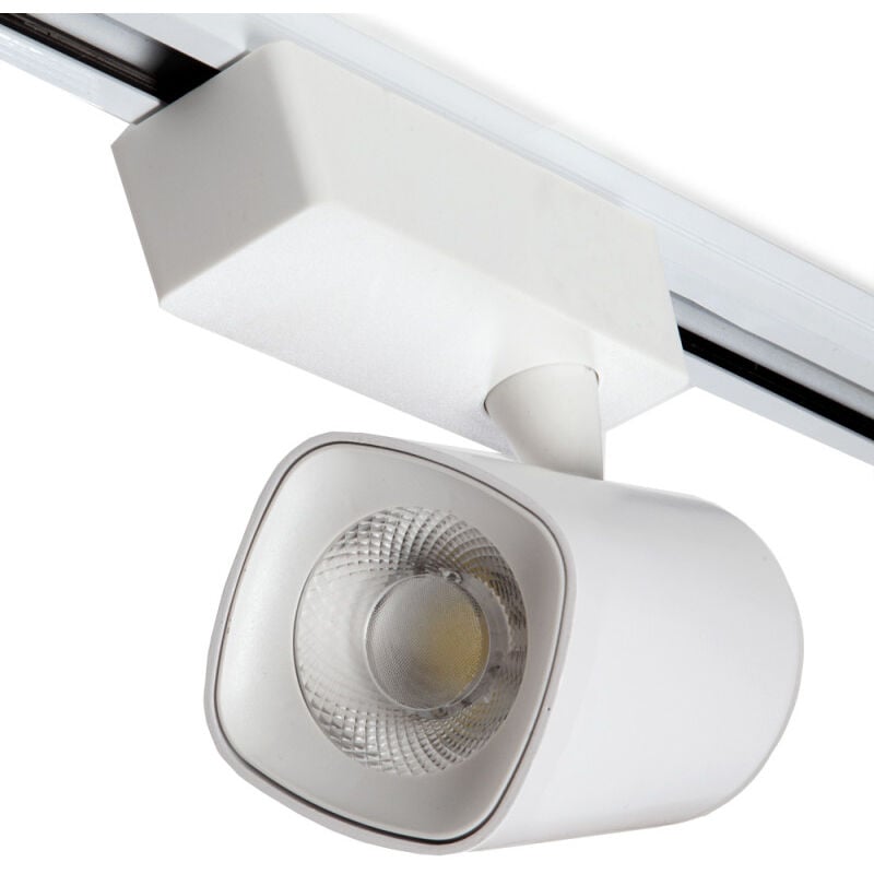 

Greenice - Foco de Carril LED 30W 2.700Lm 6000ºK 'Marco' Monofásico 30.000H [WR-TRMAR-30W-CW] | Blanco Frío (WR-TRMAR-30W-CW)