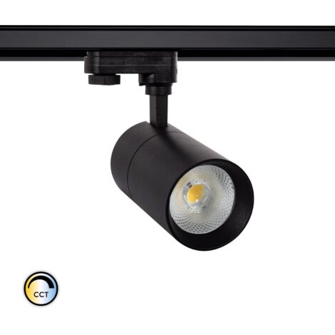 Foco Carril LED Trifásico 30W Regulable CCT Seleccionable Mallet Blanco