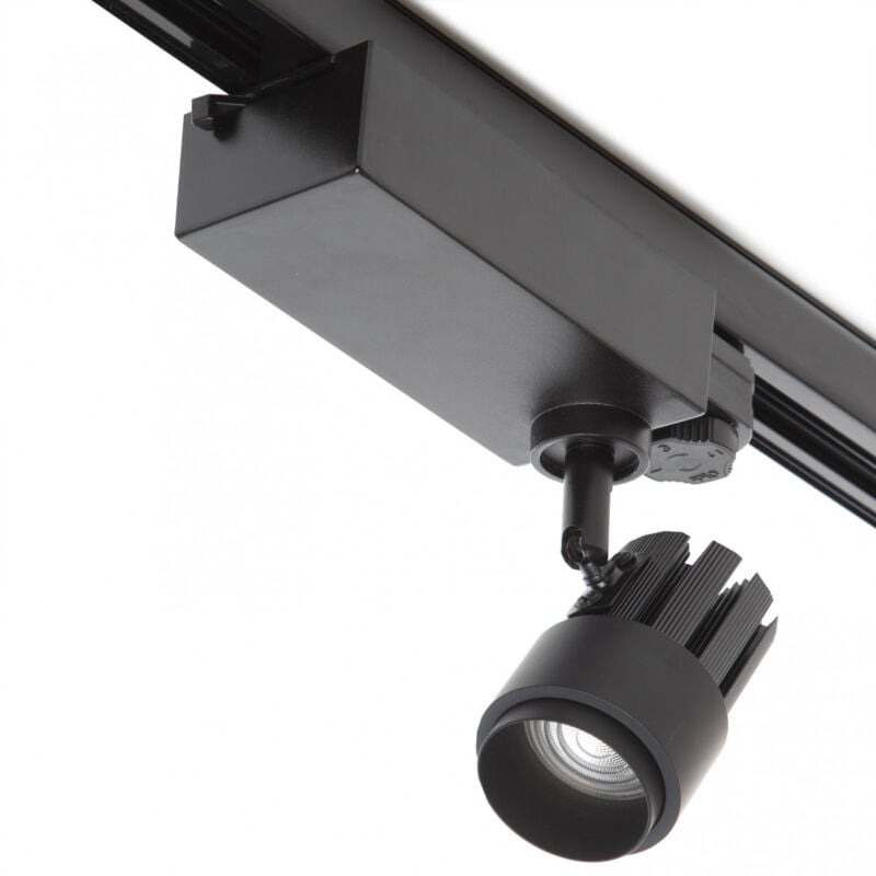 

Greenice - Foco de Carril LED 9W 810Lm 6000ºK Trifásico Norah 30.000H [J-TR9W-T-CW] | Blanco Cálido (J-TR9W-T-CW)