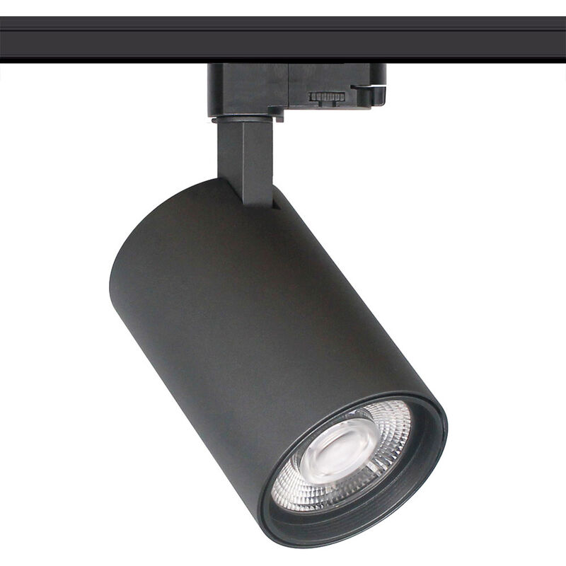 

Ledbox - Foco carril Monofásico CRONOLUX BOKE led, negro 30W, Pescadería, Blanco frío 8000K - Blanco frío 8000K