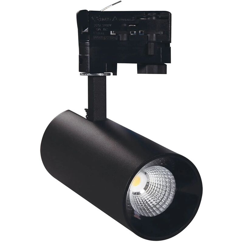 

Lúzete - FOCO CARRIL TRIFÁSICO LED COB 10W 4000K NEGRO