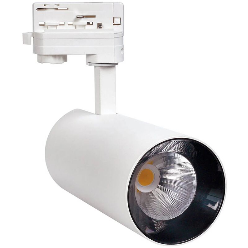 

Lúzete - Foco Carril Trifásico Led Cob 20W 4000K Blanco