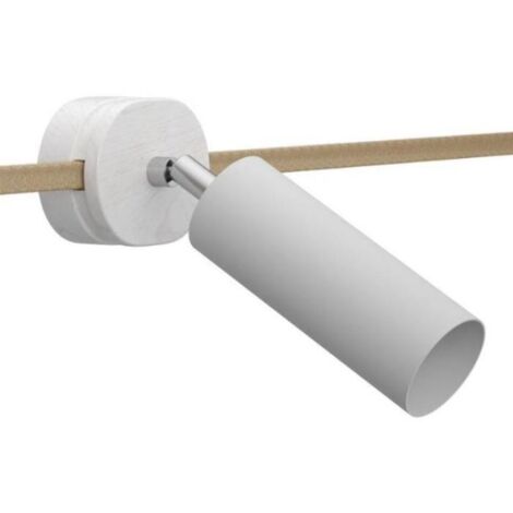 Foco creative-cables filè con pantalla tub-e14 blanco - rlcat32spot