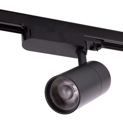 GREENICE Foco de Carril LED 30W 2527Lm CRI90 3000ºK Trifásico 40.000H [HO-FC-3F-30W-B-WW]