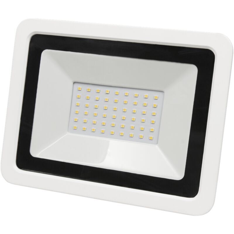 

Foco de exterior LED '' SMD-Slim '' 50W, 3500Lumen, 3000K, blanco cálido, IP44 - Mcshine