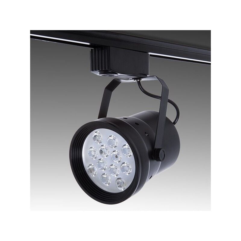 

Greenice - Foco de Carril LED 12W 1200Lm 4200ºK Hadley Monofásico 30.000H [PL-218040-W-B] | Blanco Natural - Negro (PL-218040-W-B)