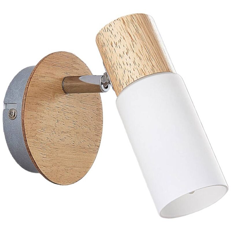 

Lindby - Foco de madera Christoph con bombilla LED