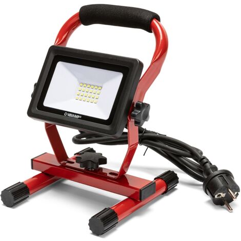 Foco de obra LED SMD 20W IP65 6500K con cable de 1,5mt LIGHT PAD VELAMP