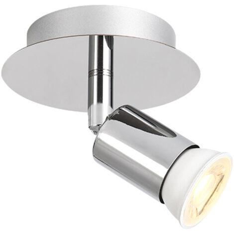 Foco de pared C85-265V, plafón interior con casquillo GU10, iluminación direccional y regulable, ideal para la cocina, el pasillo o el baño.