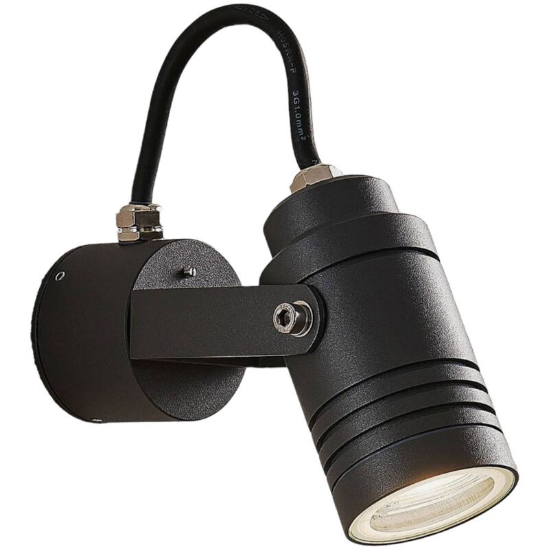 

Foco de pared exterior Galina gris oscuro, 15,4 cm