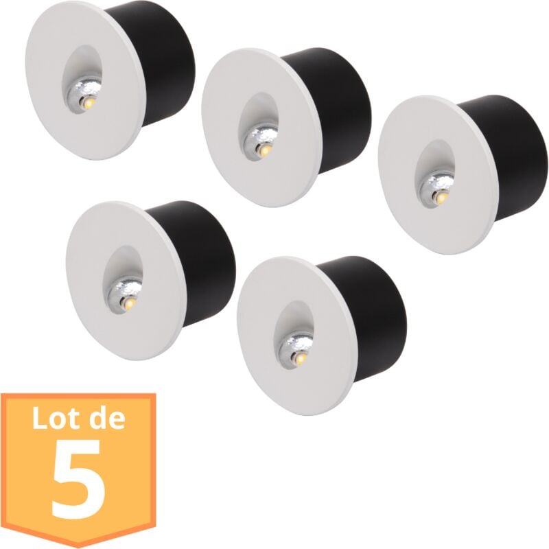 

Foco de pared LED redondo blanco 3 W 4000K