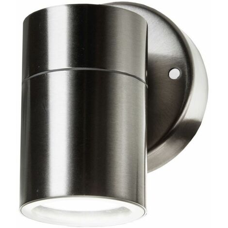 Foco de pared LED redondo V-TAC GU10 (máx. 35 W), color metalizado, IP44