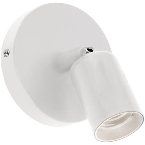 Foco de pared y techo blanco UNO E27 1C