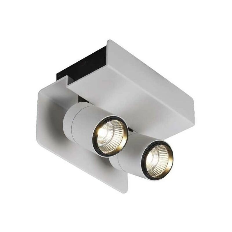 

Foco de superficie 2 L. SERIE BORACAY led, color blanco+negro