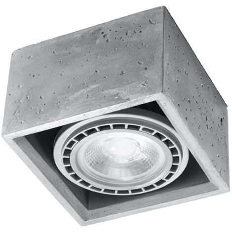 Foco de superficie Meni 1 luz, cemento