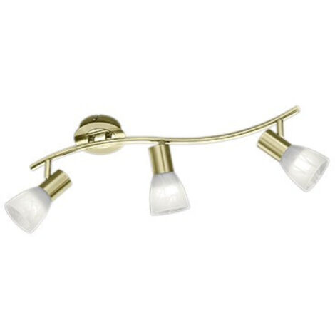 Foco de Techo 3 Luces Orientable Levisto Brass Trio Lighting
