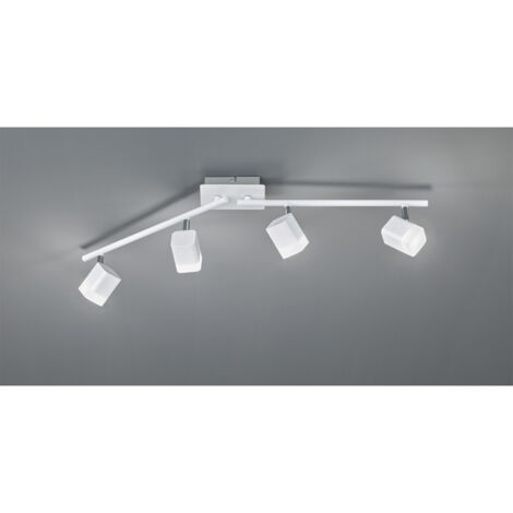 Foco de Techo 4 Led Orientable Roubaix Blanco Trio Iluminación