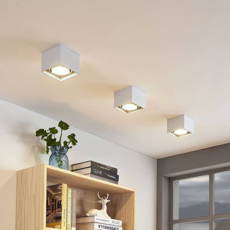 

Foco de techo LED Mabel angular, blanco