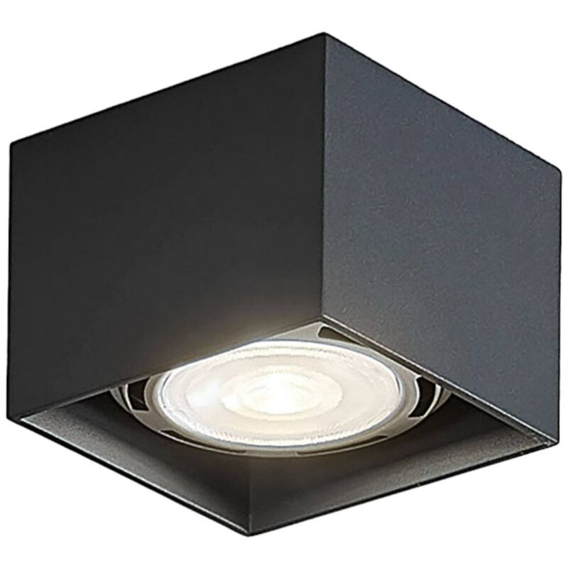 

Foco de techo LED Mabel angular, gris oscuro
