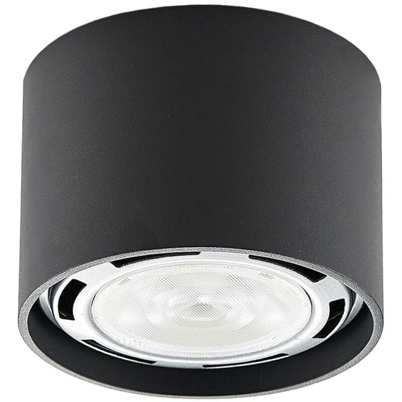 

Foco de techo LED Mabel redondo, gris oscuro