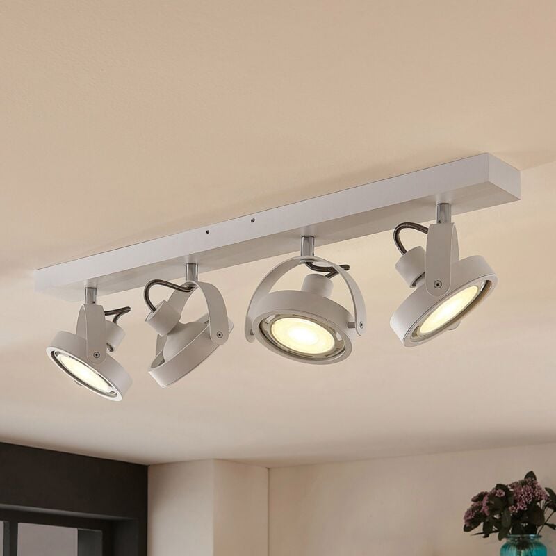 

Foco LED Munin, atenuable, blanco, 4 luces