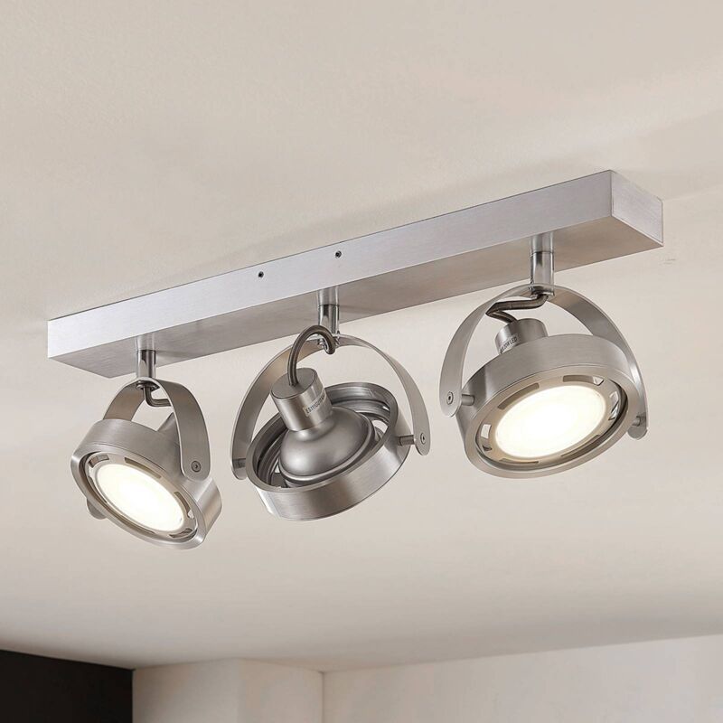 

Arcchio - Foco LED Munin, atenuable, aluminio, 3 luces