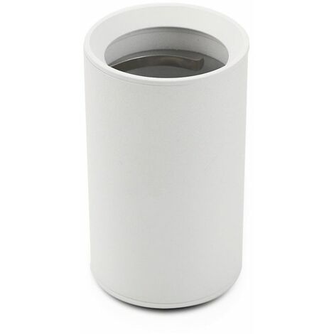 Foco de techo LED redondo V-TAC GU10, cuerpo blanco (altura: 100 mm)