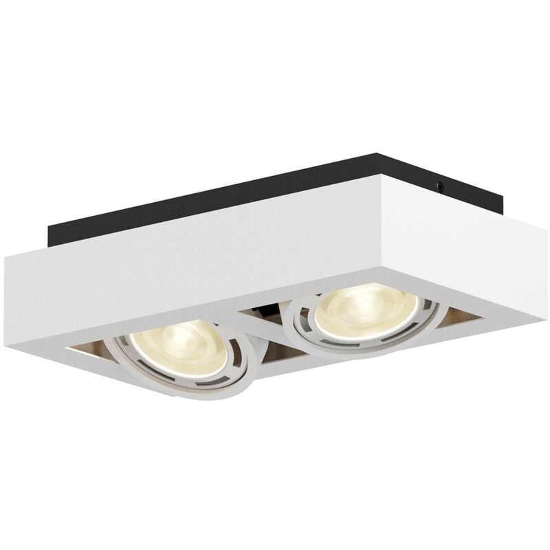 

Foco de techo LED Ronka, GU10, 2 brazo, blanco