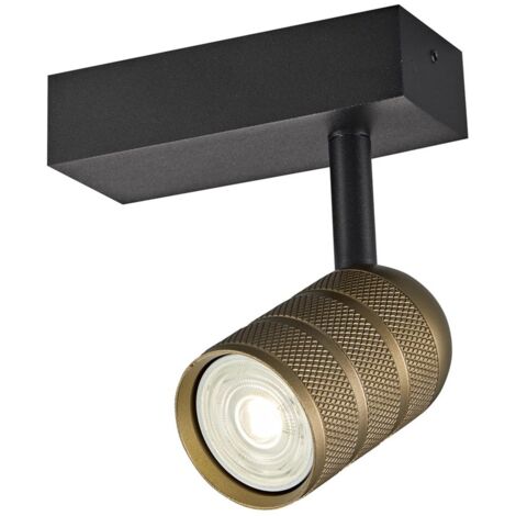Foco de techo orientable Mycro  Negro