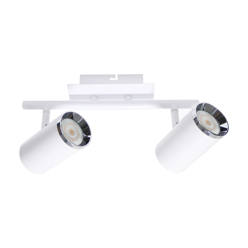 

Foco de Techo Orientable State Crom 2XGU10 Blanco,Cromado - Iluminashop