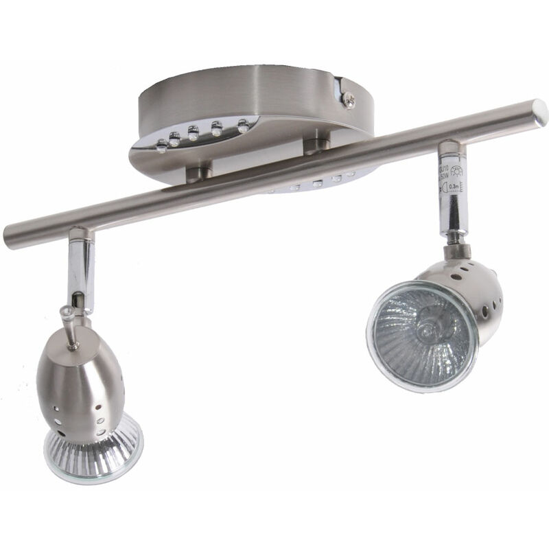 

Vigas de techo focos salón comedor deco lámpara LED focos cromados movible Brilliant G03829 / 77