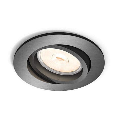 Foco Downlight Circular  Donegal Corte Ø70 mm Gris