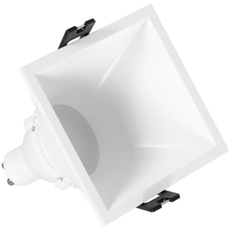 

Foco Downlight Cuadrado 45º GU10 6W Corte 85x85 mm Bajo UGR PC Blanco Frío 6500K Negro - Blanco Frío 6500K Negro