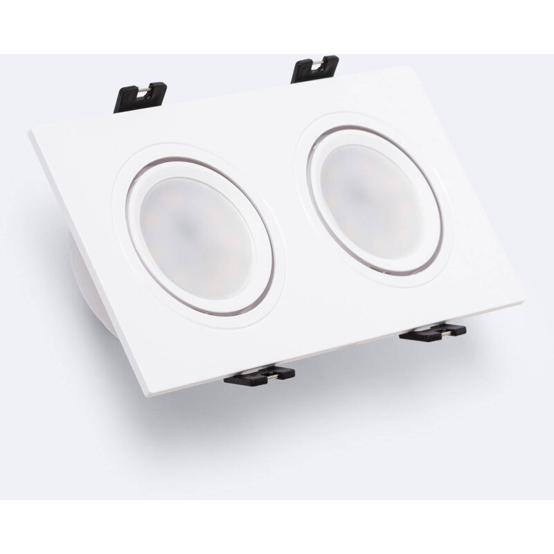 

Foco Downlight Cuadrado Basculante GU10 6W Corte 75x150 mm PC Blanco Frío 6000K Negro Mate - Blanco Frío 6000K Negro Mate