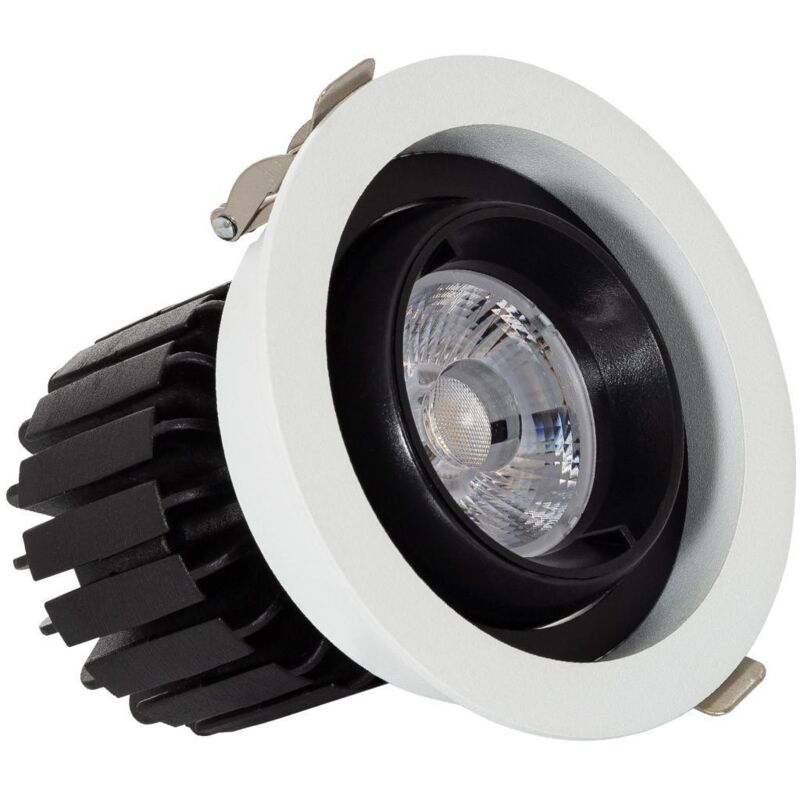 

Foco Downlight LED 12W COB Direccionable 360º Circular Corte Ø 100 mm CRI90 Expert Color No Flicker Blanco Frío 6000K - Blanco Frío 6000K