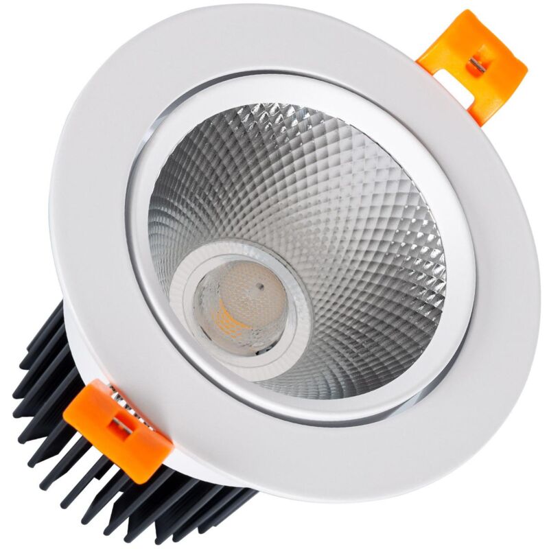 

Foco Downlight LED 15W COB Direccionable Circular Blanco Corte Ø90 mm CRI92 Expert Color No Flicker Blanco Frío 6000K - Blanco Frío 6000K