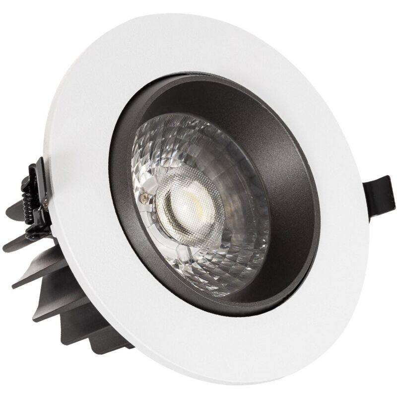 

Foco Downlight LED 18W COB Direccionable 360º Gris Circular Design Corte Ø 120 mm Blanco Frío 6000K - Blanco Frío 6000K