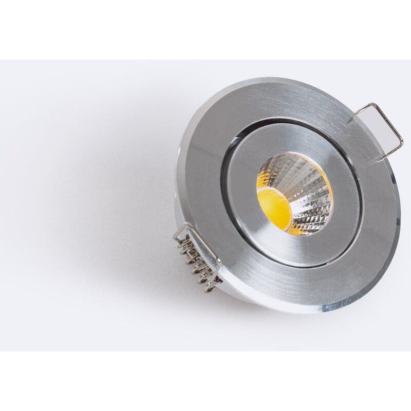 

Foco Downlight LED 1W COB Direccionable Circular Corte Ø 45 mm Blanco Frío 6000K . - Blanco Frío 6000K