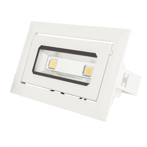 Foco Downlight LED 20W  1685Lm 2700ºK Rectangular Basculante 40.000H [HO-DRECTBAS-20W-WW]