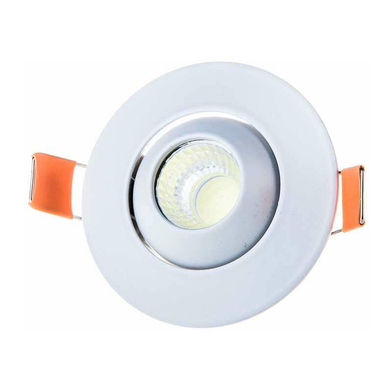 

Downlight led Cob Mini Premium empotrable Circular Orientable 3W 60° Temperatura de color - 4500K Blanco natural