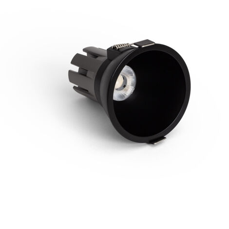 Foco Downlight LED 5W / 7W Cónico Areni Corte Ø 75 mm 4000K Negro Blanco Neutro 7 W