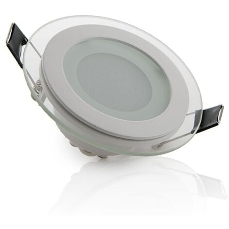 GREENICE Foco Downlight LED 6W 450Lm 6000ºK Circular Cristal Ø95Mm 40.000H [GR-MB01-6W-CW]