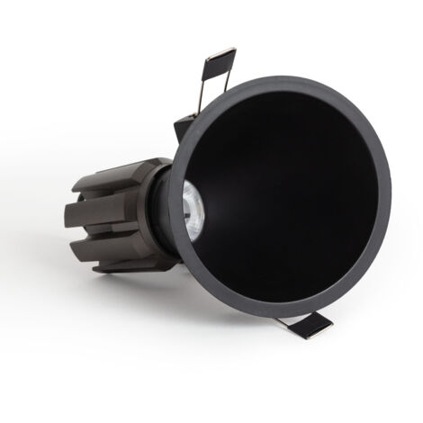 Foco Downlight LED 9W / 12W Cónico inclinación 20º Areni Corte Ø 100 mm 4000K Negro Blanco Neutro 9 W
