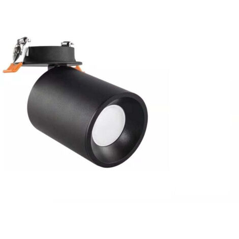Foco Downlight Led Basculante 20w 4000k Negro